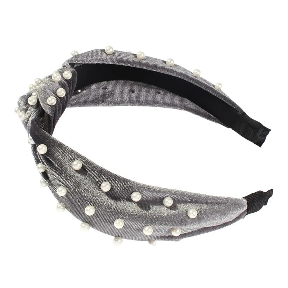 🍒3/$30 New Knotted Velvet Pearl Headband